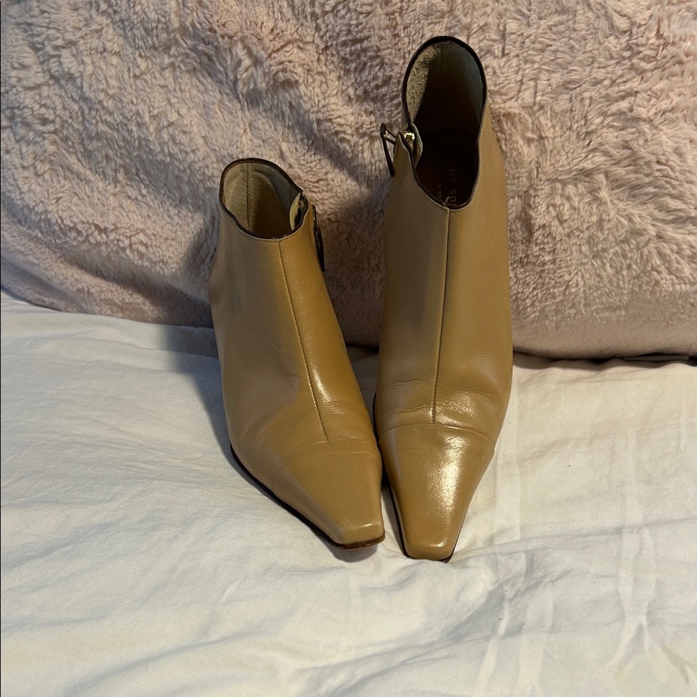 Kate Spade Tan Ankle Booties